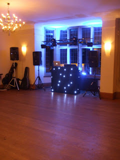 <h1>Wedding reception disco at Coombe Lodge, Blagdon near Bristol, Sunday 15th July 2012</h1>