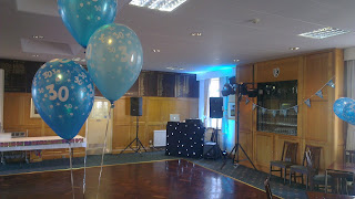 30th birthday party disco, Knowle Golf Club, 5th May 2013