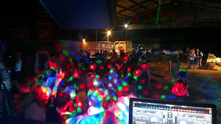 Young Farmers disco in a barn, near Wells, Somerset 27th July 2013